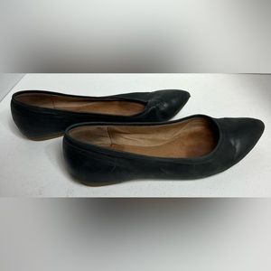 Black Biala black flats, size 40M (9.5)